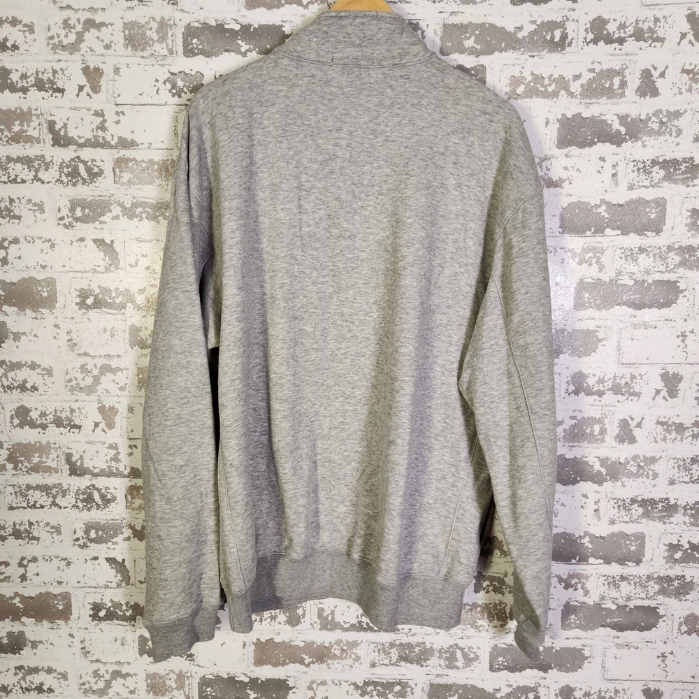 Nautica Mens Grey 1/4 Zip Sweatshirt Pullover Spell Out Logo NS 83 Size XXL - Picture 8 of 16